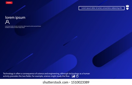 Geometric background. Dynamic shapes composition. Eps10 vector.