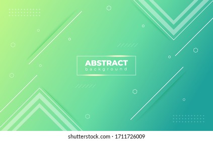 geometric background. Dynamic shapes composition. yellow green. Flat style can be used for Banner, Fashion, Sale, Promotion, Poster etc. Vector illustration