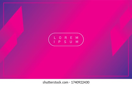 Geometric background with dynamic shapes composition. Vector Illustration