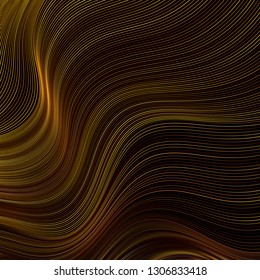 Geometric background with dynamic waves. Abstract vector illustration.