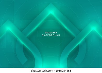 Geometric background. Elegant and Modern Aqua geometric background design good for your business or element design. Good for print template, backdrop, flyer, presentation, poster