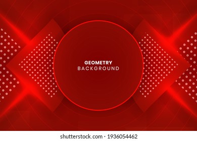Geometric background. Elegant and Modern Red geometric background design good for your business or element design. Good for print template, backdrop, flyer, presentation, poster