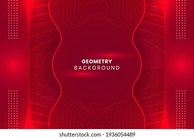Geometric background. Elegant and Modern Red geometric background design good for your business or element design. Good for print template, backdrop, flyer, presentation, poster