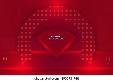 Geometric background. Elegant and Modern Red geometric background design good for your business or element design. Good for print template, backdrop, flyer, presentation, poster