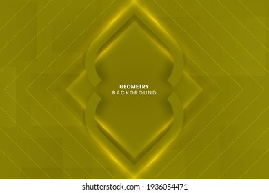 Geometric background. Elegant and Modern Yellow geometric background design good for your business or element design. Good for print template, backdrop, flyer, presentation, poster