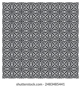 Geometric background with equal square shapes