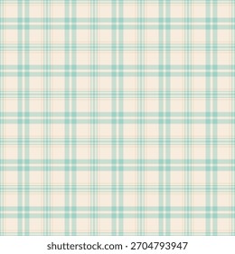 Geometric background fabric vector, cross textile seamless texture. Customer plaid check pattern tartan in light color palette.