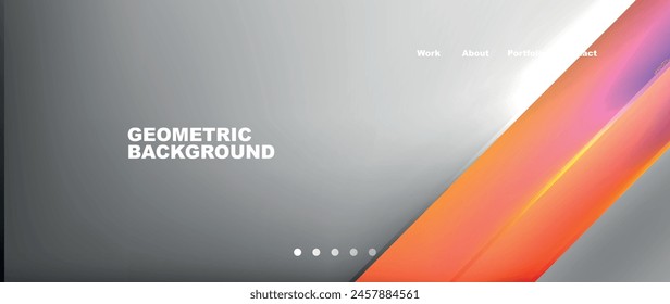 A geometric background featuring a gray and orange gradient, inspired by Automotive lighting. Gas. Font. Tints and shades. Circle. Ceiling. Macro photography. Vehicle door. Cumulus. Horizon