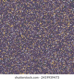 Geometric background featuring various styled squares in multiple colors, including muted purples and earthy tones on a dark background. A fancy vector illustration.