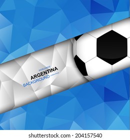 Geometric background flag in Argentina