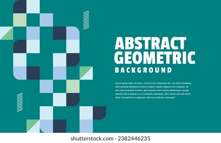 Fondo geométrico con gráfico de estilo plano