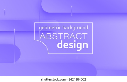 Geometric background. Fluid shapes. Minimal abstract cover design. Creative colorful wallpaper. Trendy gradient poster. Vector illustration.