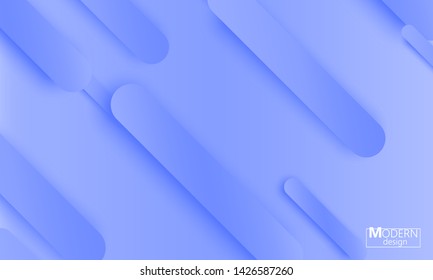 Geometric background. Fluid shapes. Minimal abstract cover design. Creative colorful wallpaper. Trendy gradient poster. Vector illustration.