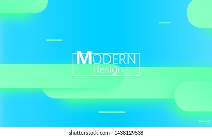 Geometric background. Fluid shapes. Minimal abstract cover design. Creative colorful wallpaper. Trendy gradient poster. Vector illustration.