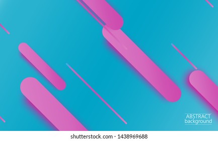 Geometric background. Fluid shapes. Minimal abstract cover design. Creative colorful wallpaper. Trendy gradient poster. Vector illustration.