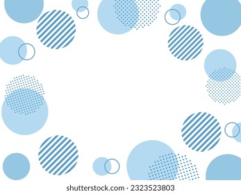 Geometric Background Frame Material in Blue - Powered by Shutterstock - Get 15% off with code: PIKWIZARD15