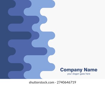 geometric background with gradation of blue color combination