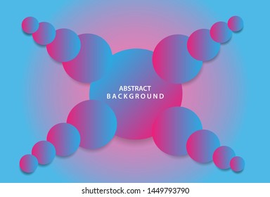 Geometric background with gradient colors.