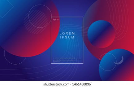 Geometric Background with Gradient Composition. Eps10 vector.