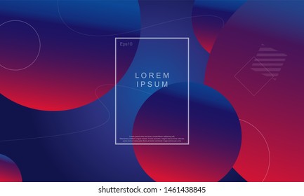 Geometric Background with Gradient Composition. Eps10 vector.