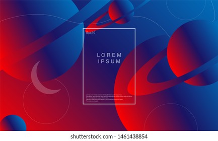 Geometric Background with Gradient Composition. Eps10 vector.