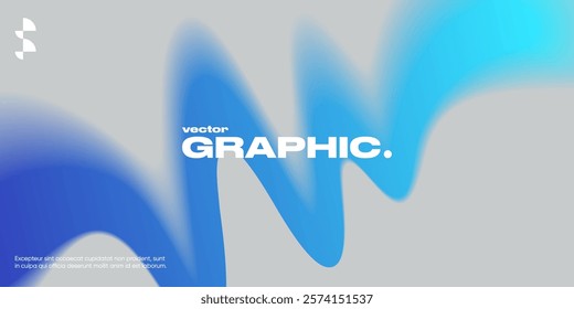 Geometric background with gradient shapes and blur effect.