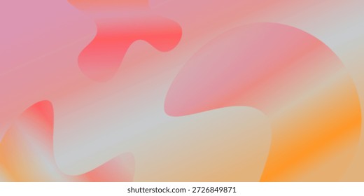 Plano de fundo geométrico com formas de gradiente e efeito de desfoque.