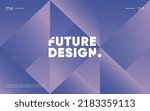Geometric background with gradient shapes composition. Vector illustration.