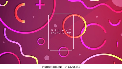 Geometric background with gradients vector design in eps 10