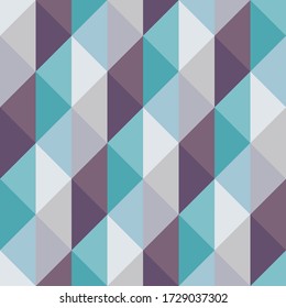 Geometric background graphic design. Abstract seamless pattern for website, brochure, presentation, advertising promotion layout. Decorative mosaic ornament. Triangle shapes. Vector illustration.