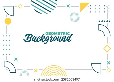 Geometric background graphic design vector EPS 10