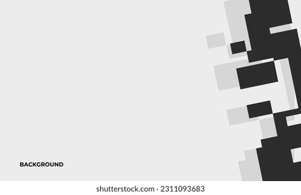Geometric Background with Gray Minimalist Modern style for Wallpaper, Web, Element, Banner, Landing page, Presentation, and etc.