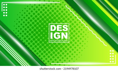 geometric background with green gradient color, suitable for banners, advertisements, greeting cards, brochures, flyers, social media posts