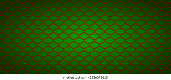 Fondo geométrico verde y rojo. Estilo de piel de serpiente.