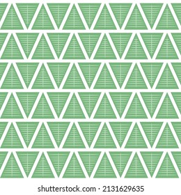Geometric background in green tones - vector image
