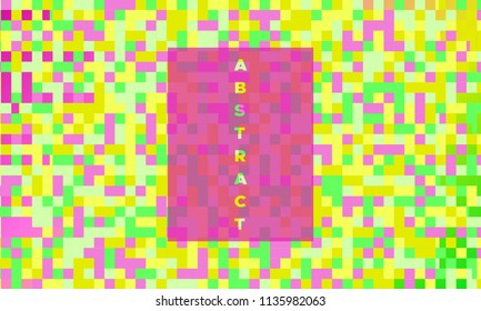 Geometric Background with Halftone Rectangles. Trendy Colorful Gradient. Bright Abstract Template for Cover, Presentation. Minimal Design. EPS10 Vector. Trendy Geometric Background in Modern Style.