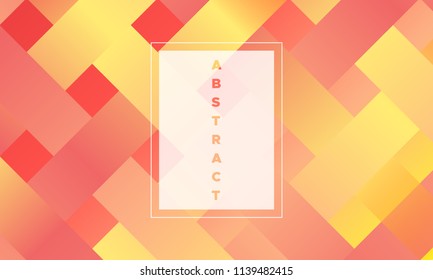 Geometric Background with Halftone Rectangles. Trendy Colorful Gradient. Bright Abstract Template for Cover, Presentation. Minimal Design. EPS10 Vector. Trendy Geometric Background in Modern Style.