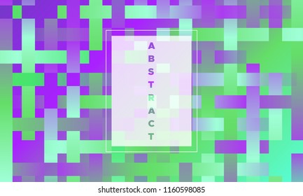 Geometric Background with Halftone Rectangles. Trendy Colorful Gradient. Bright Abstract Template for Cover, Presentation. Minimal Design. EPS10 Vector. Trendy Geometric Background in Modern Style.