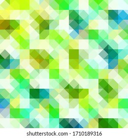 Geometric background with halftone rectangles. Trendy colorful gradient. Bright abstract template for cover, presentation. EPS10 Vector. Trendy geometric background in a modern style.
