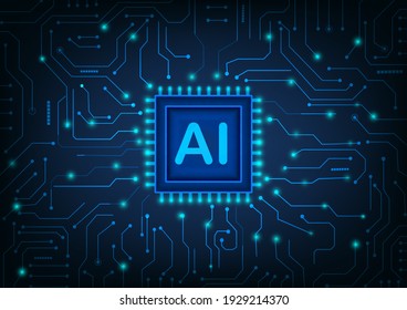 Geometric background and high tech circuit board connection system