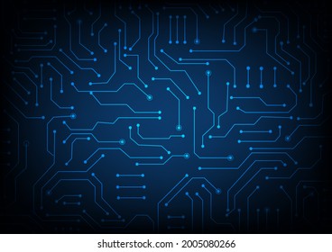 Geometric background and high tech circuit board connection system