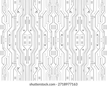Geometric background and high tech circuit board connection system	
