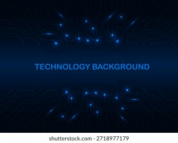 Geometric background and high tech circuit board connection system	
