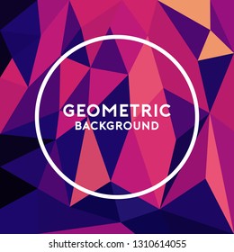 Geometric Background Illustration Design