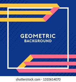 Geometric Background Illustration Design