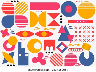 Geometric background illustrations, abstract designs, are unique and also attractive
