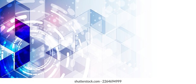 
geometrisches Hintergrundbild Modernes Konzept der Informationstechnologie