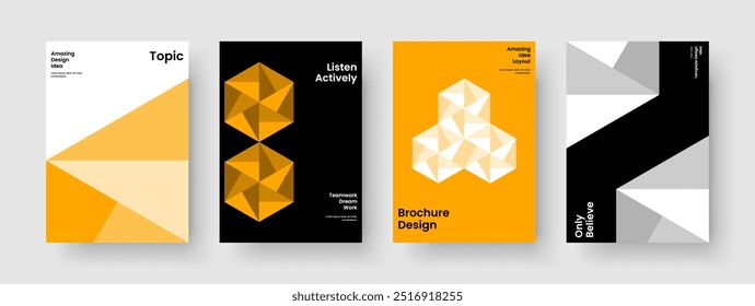 Geometric Background Layout. Abstract Report Design. Isolated Flyer Template. Brochure. Banner. Poster. Business Presentation. Book Cover. Handbill. Newsletter. Brand Identity. Catalog. Leaflet