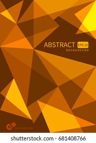 Geometric background. The layout for the flyer. Abstraction. The modern design.