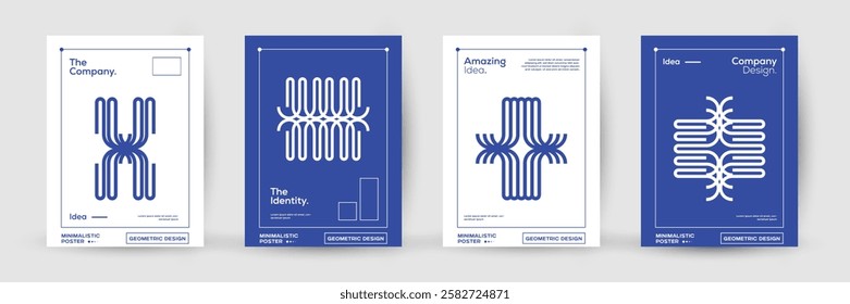 Geometric Background Layout. Isolated Brochure Design. Poster. Flyer. Banner. Report. Business Presentation. Minimalist style cover template 